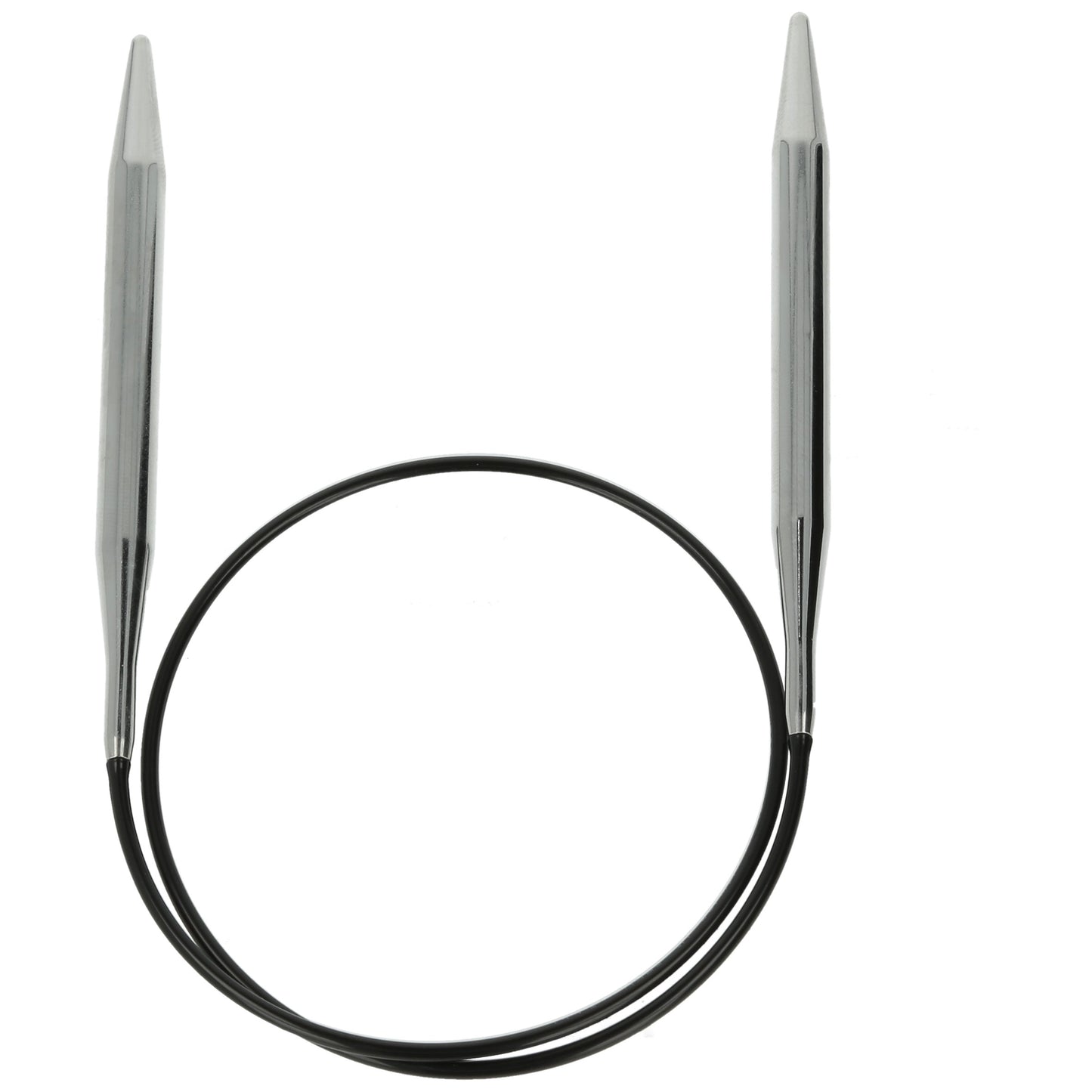 Aiguilles à tricoter circulaires en bronze blanc - Black Edition