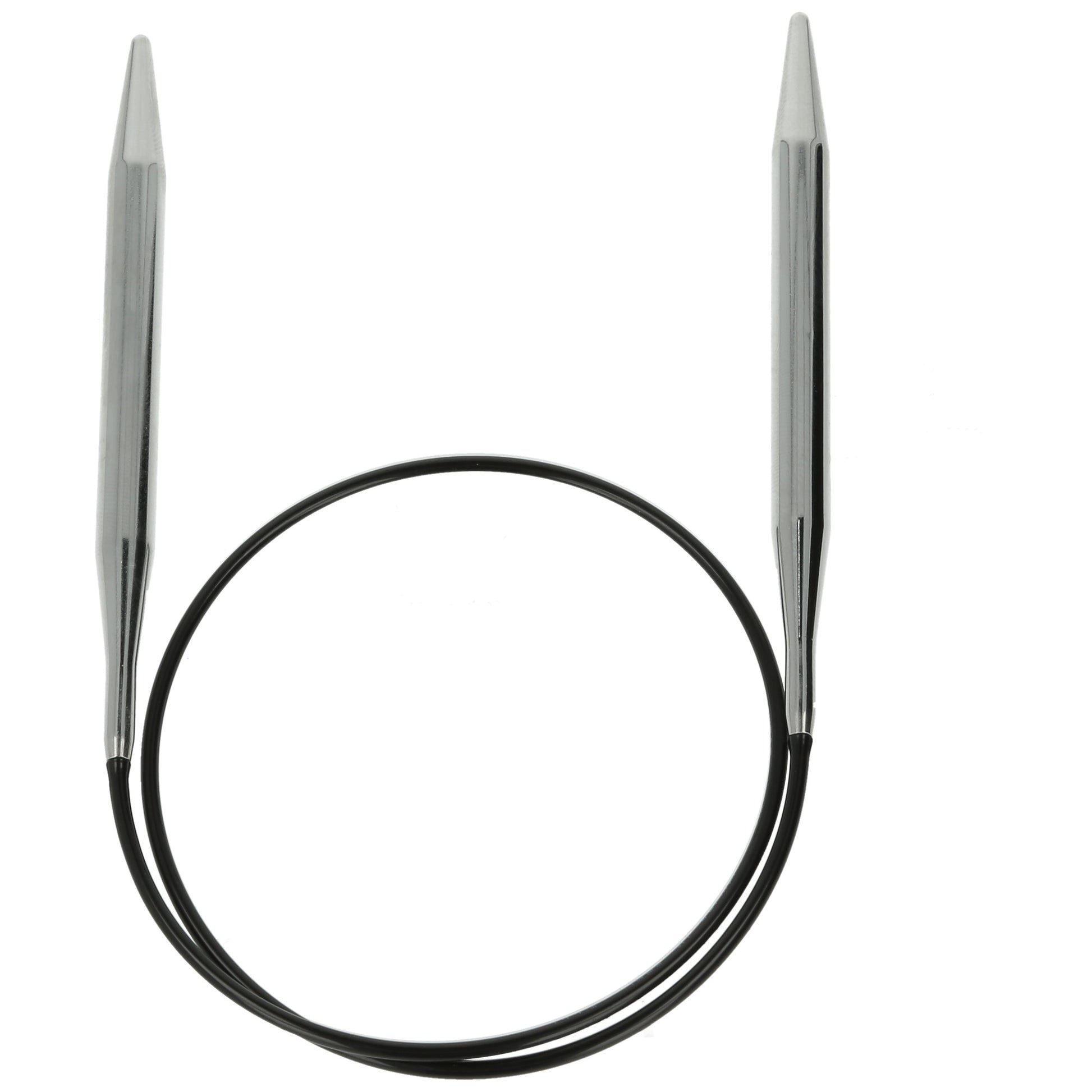 Aiguilles à tricoter circulaires en bronze blanc - Black Edition