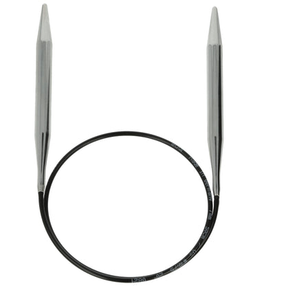 Aiguilles à tricoter circulaires en bronze blanc - Black Edition