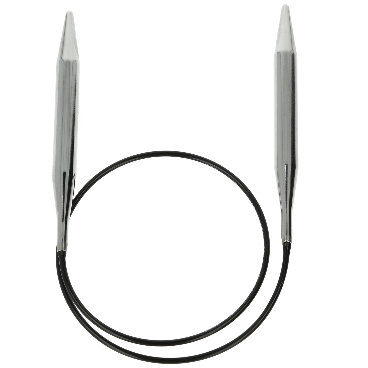 Aiguilles à tricoter circulaires en bronze blanc - Black Edition