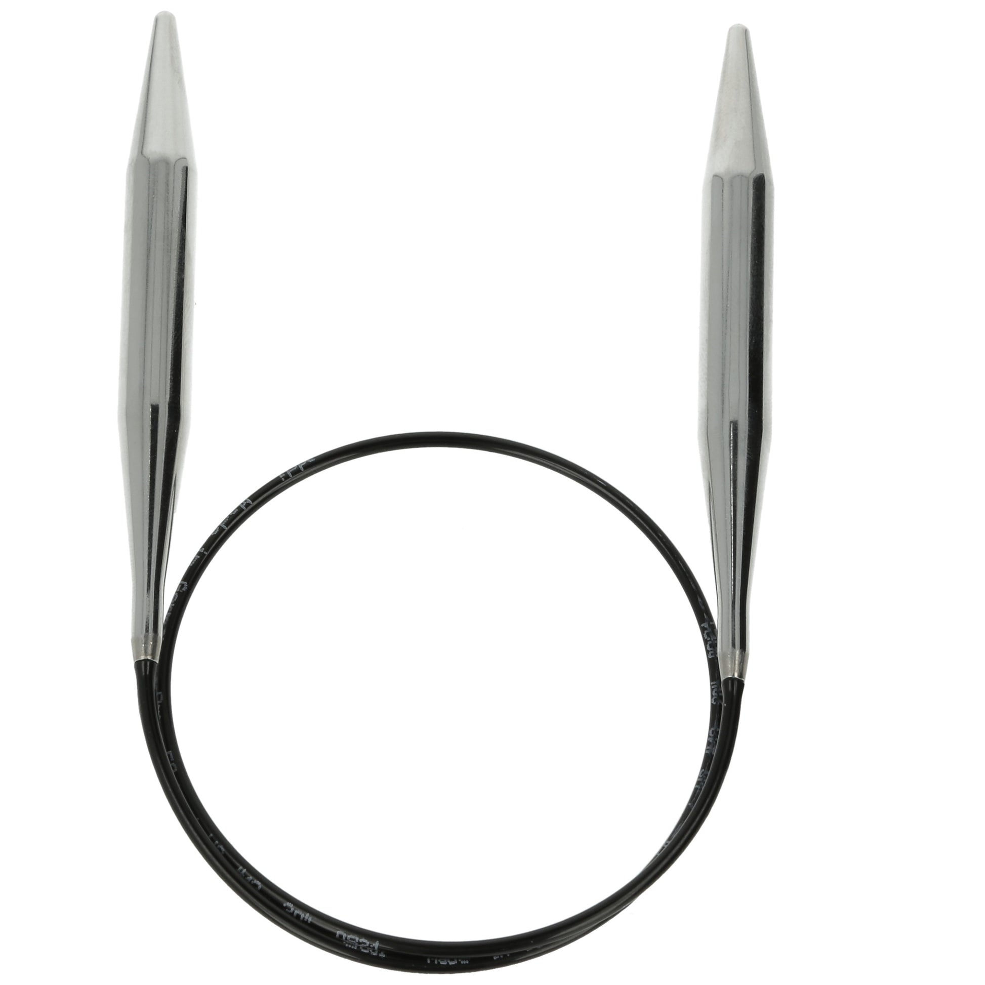 Aiguilles à tricoter circulaires en bronze blanc - Black Edition