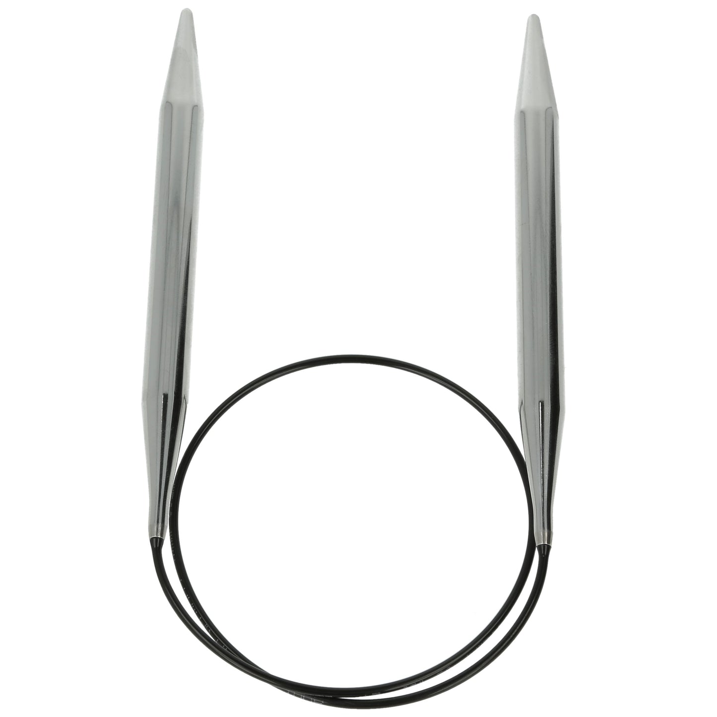 Aiguilles à tricoter circulaires en bronze blanc - Black Edition
