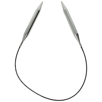 Aiguilles à tricoter circulaires en bronze blanc - Black Edition