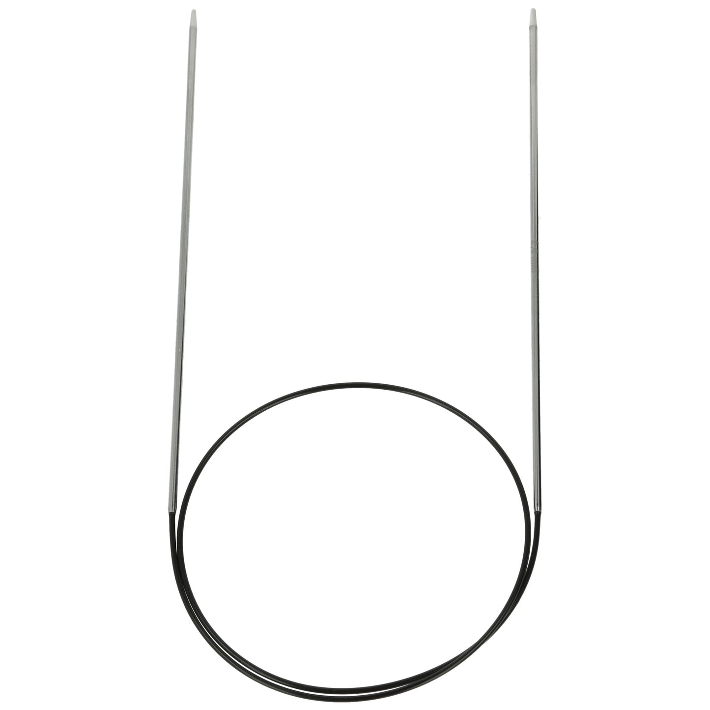 Aiguilles à tricoter circulaires en bronze blanc - Black Edition