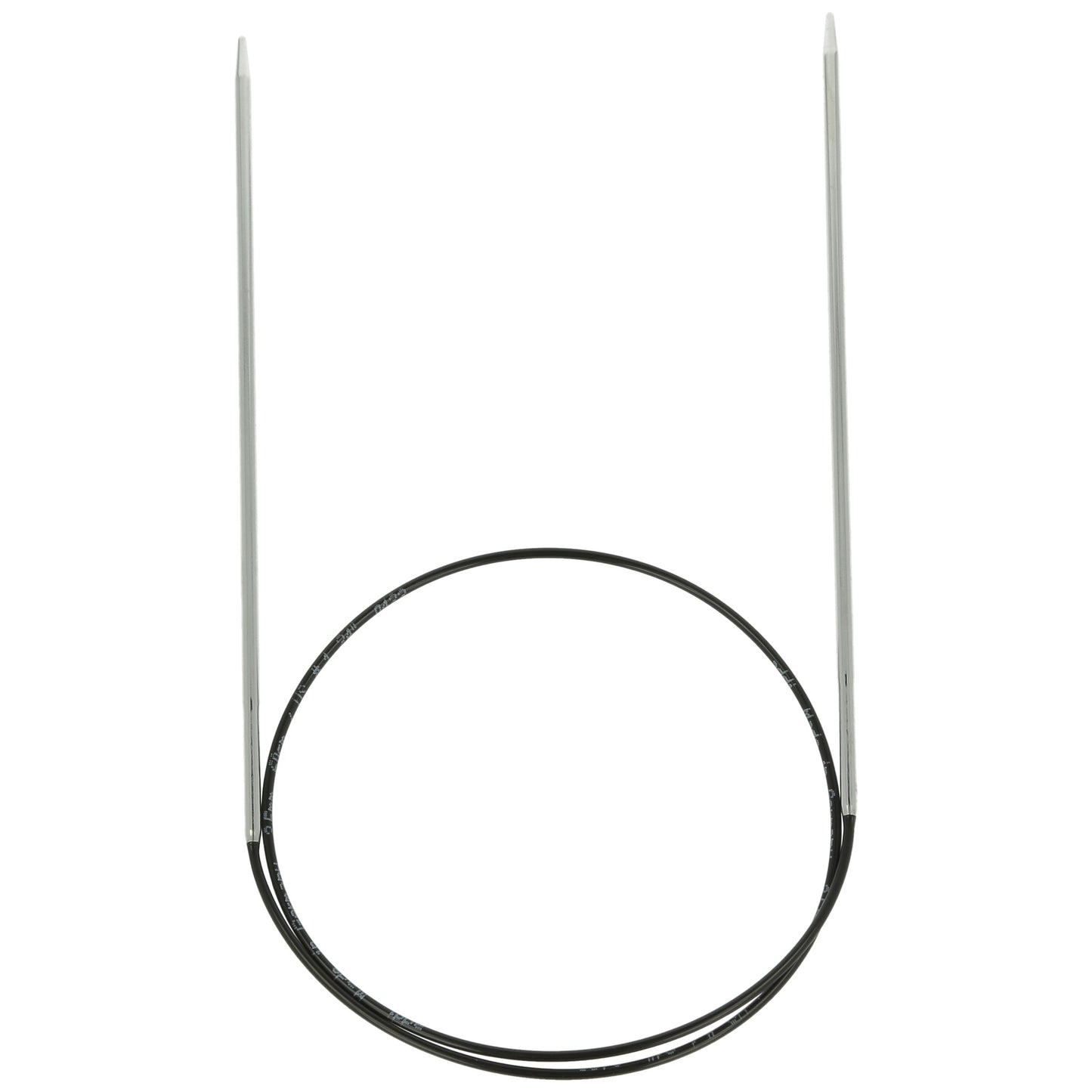 Aiguilles à tricoter circulaires en bronze blanc - Black Edition