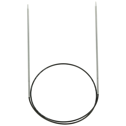 Aiguilles à tricoter circulaires en bronze blanc - Black Edition