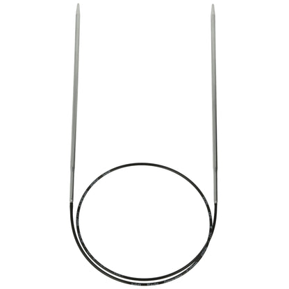 Aiguilles à tricoter circulaires en bronze blanc - Black Edition