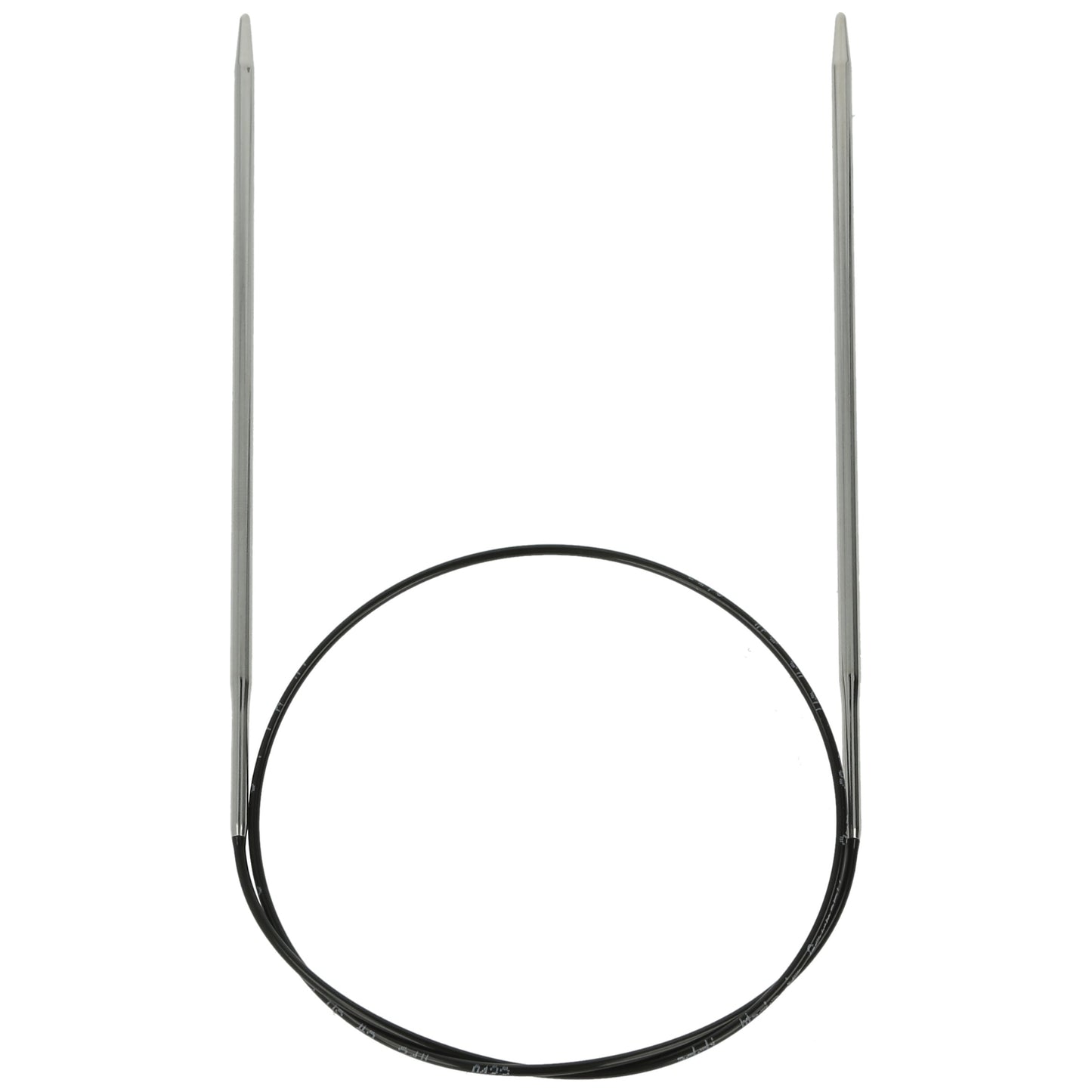 Aiguilles à tricoter circulaires en bronze blanc - Black Edition