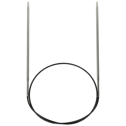 Aiguilles à tricoter circulaires en bronze blanc - Black Edition