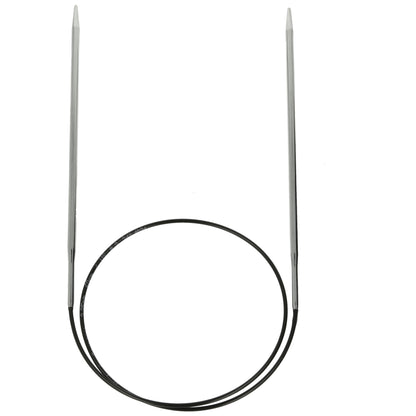 Aiguilles à tricoter circulaires en bronze blanc - Black Edition