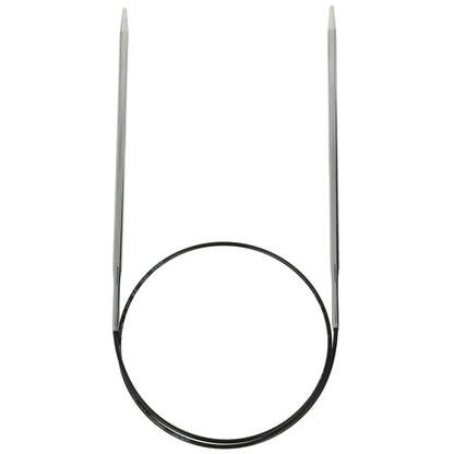 Aiguilles à tricoter circulaires en bronze blanc - Black Edition