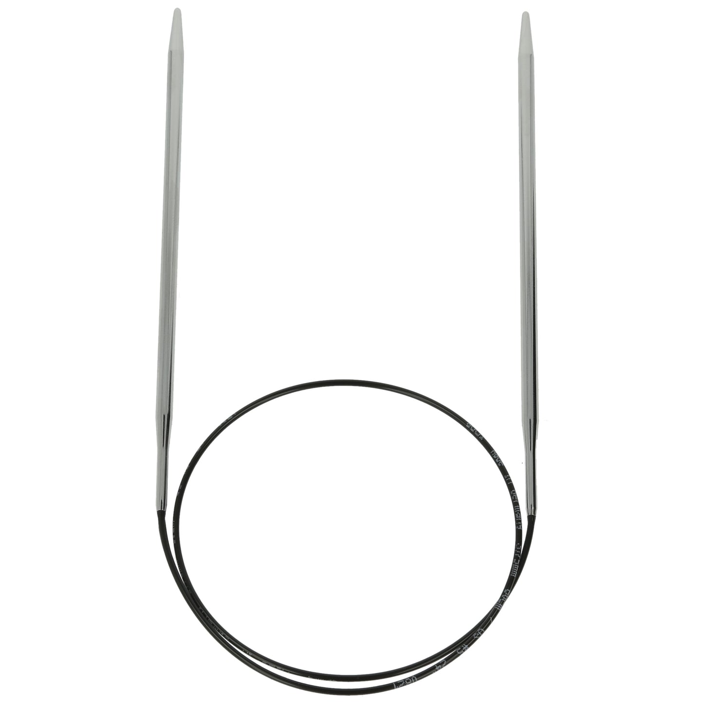Aiguilles à tricoter circulaires en bronze blanc - Black Edition