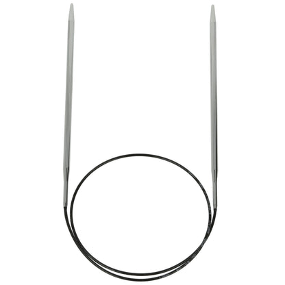 Aiguilles à tricoter circulaires en bronze blanc - Black Edition