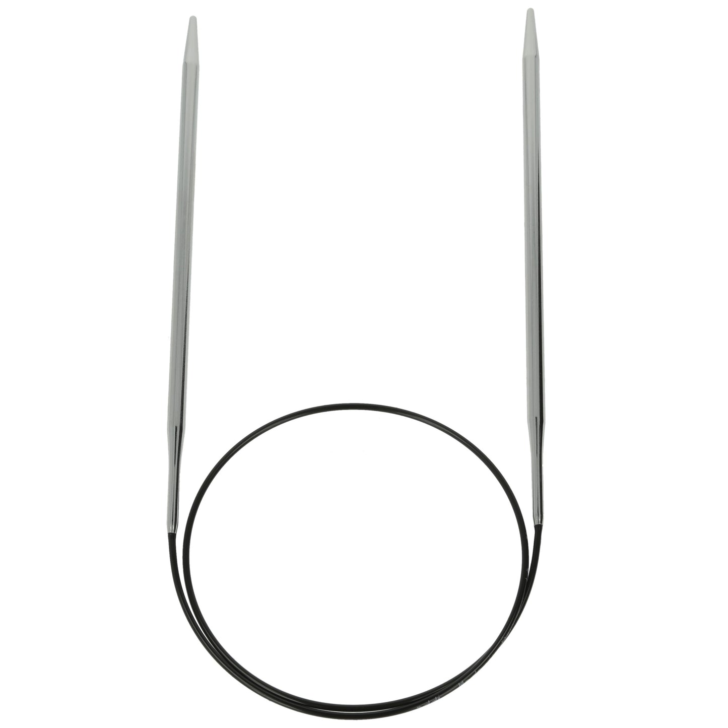 Aiguilles à tricoter circulaires en bronze blanc - Black Edition
