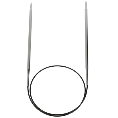 Aiguilles à tricoter circulaires en bronze blanc - Black Edition