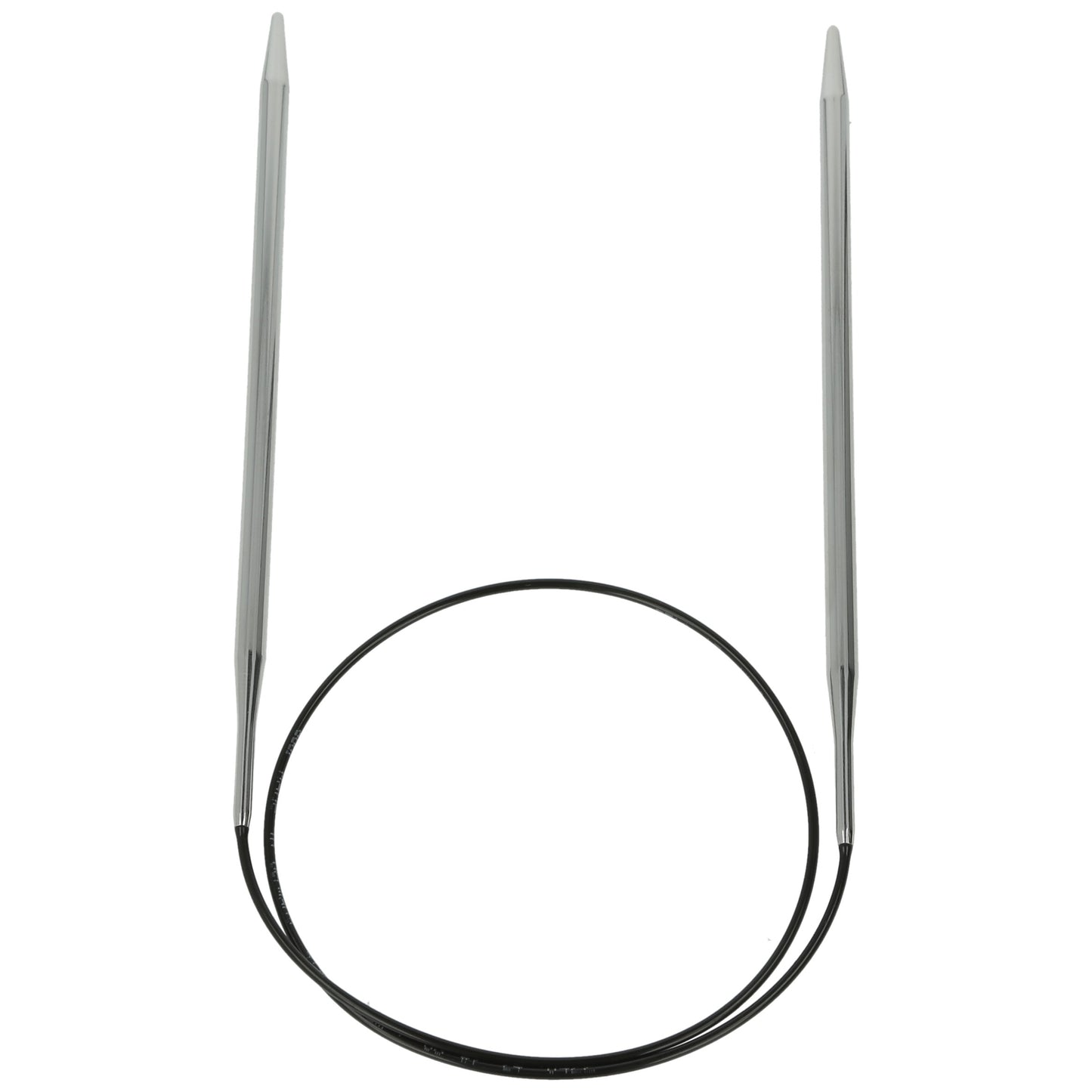 Aiguilles à tricoter circulaires en bronze blanc - Black Edition