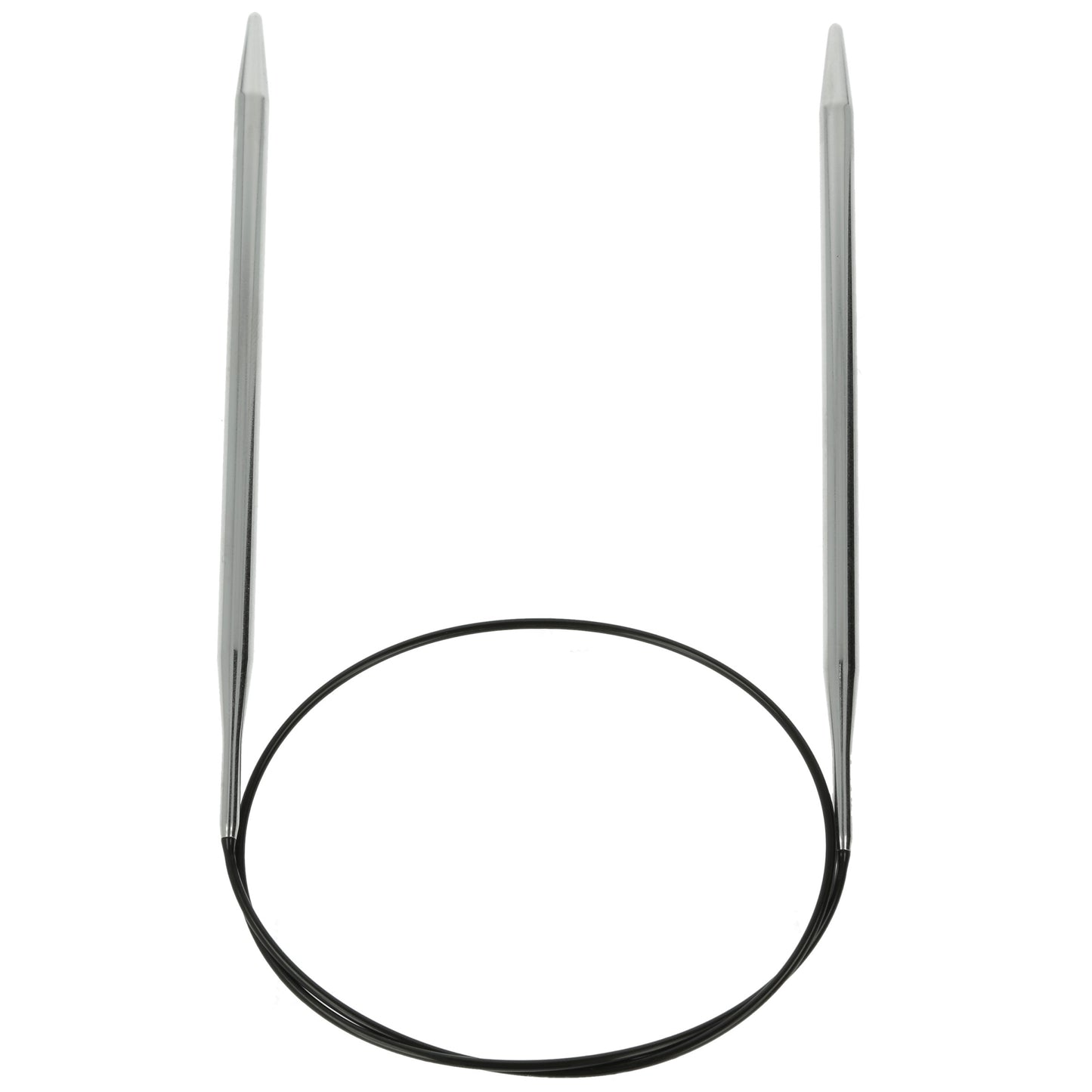 Aiguilles à tricoter circulaires en bronze blanc - Black Edition
