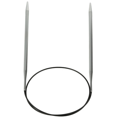 Aiguilles à tricoter circulaires en bronze blanc - Black Edition