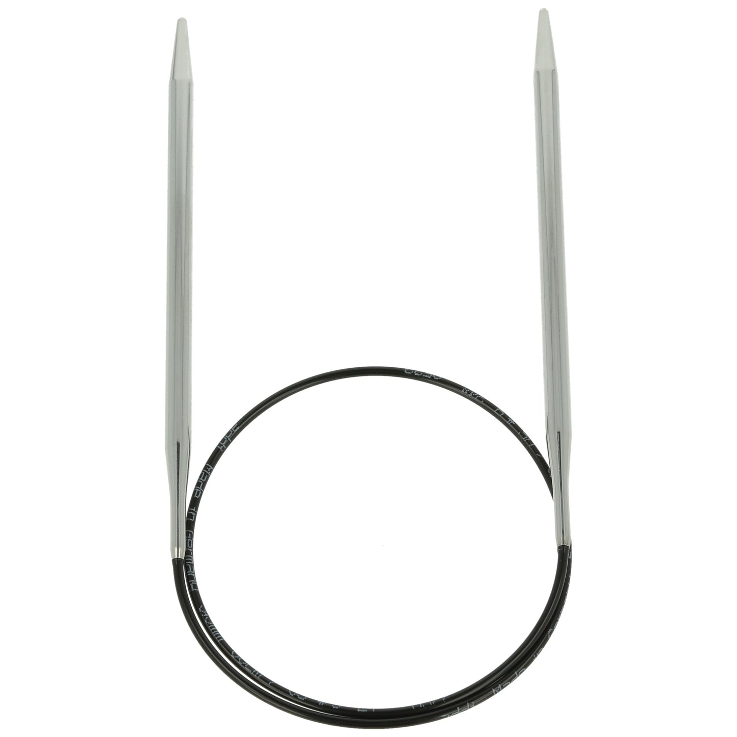 Aiguilles à tricoter circulaires en bronze blanc - Black Edition