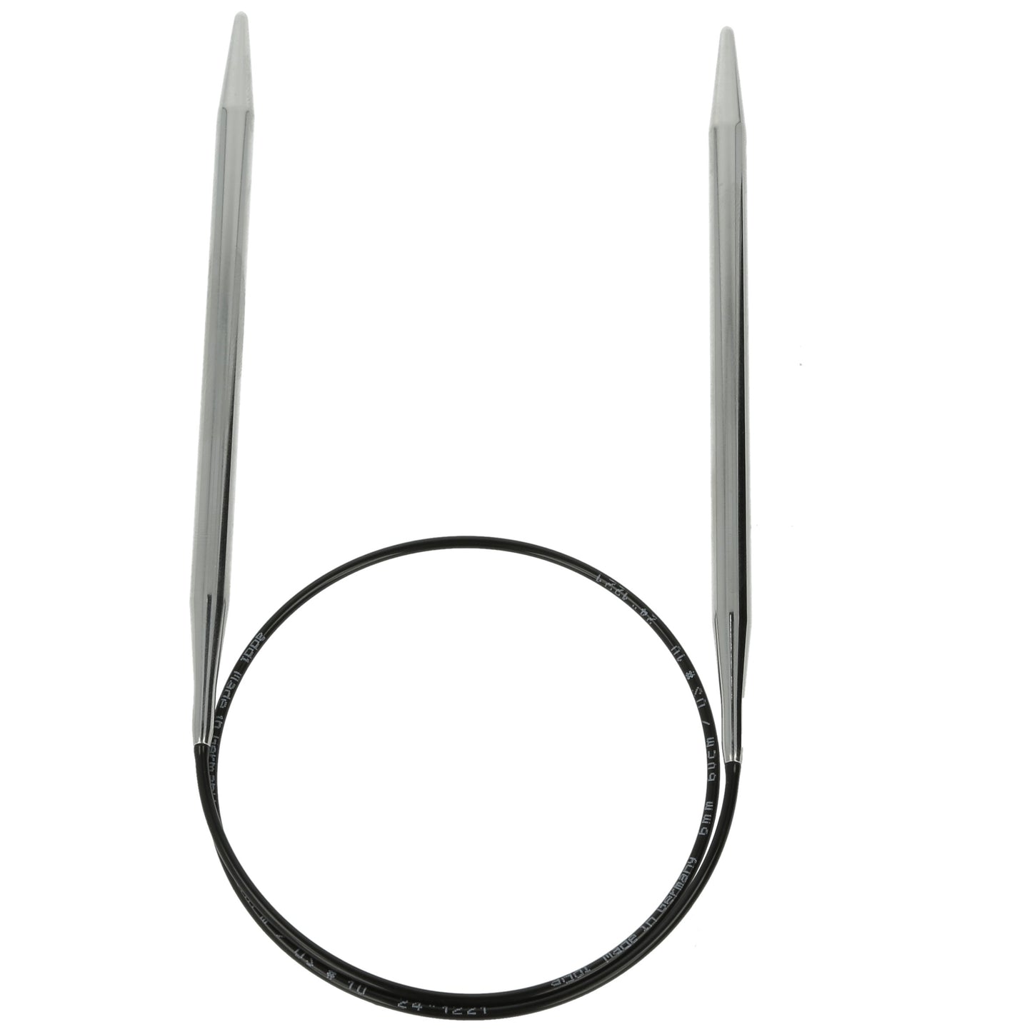 Aiguilles à tricoter circulaires en bronze blanc - Black Edition