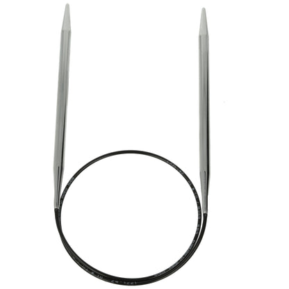 Aiguilles à tricoter circulaires en bronze blanc - Black Edition