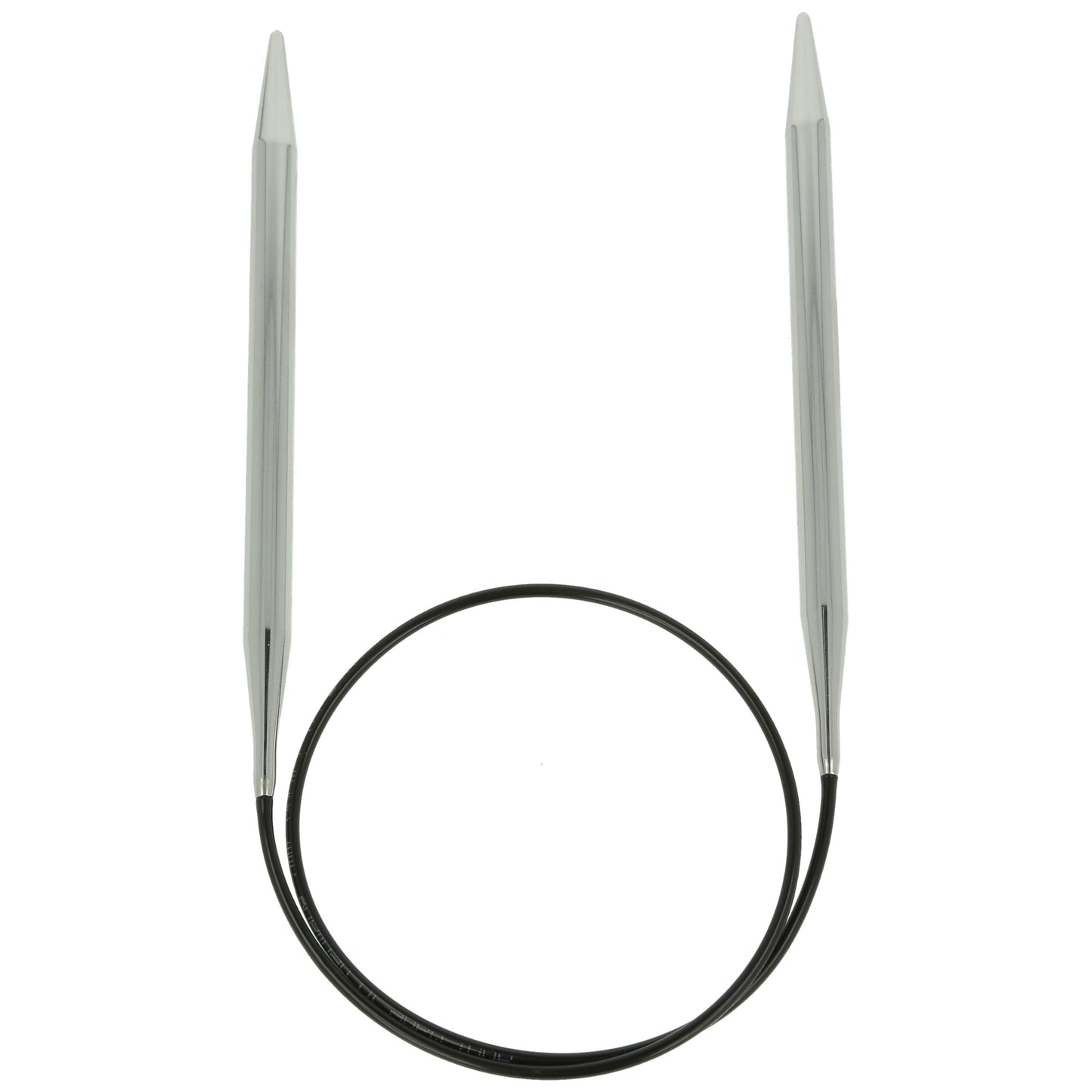 Aiguilles à tricoter circulaires en bronze blanc - Black Edition