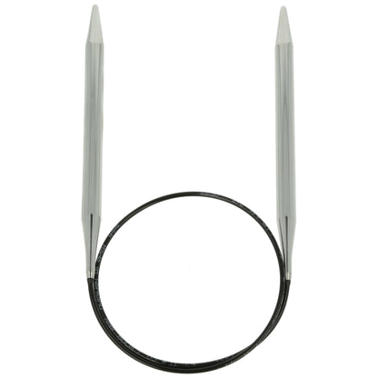 Aiguilles à tricoter circulaires en bronze blanc - Black Edition