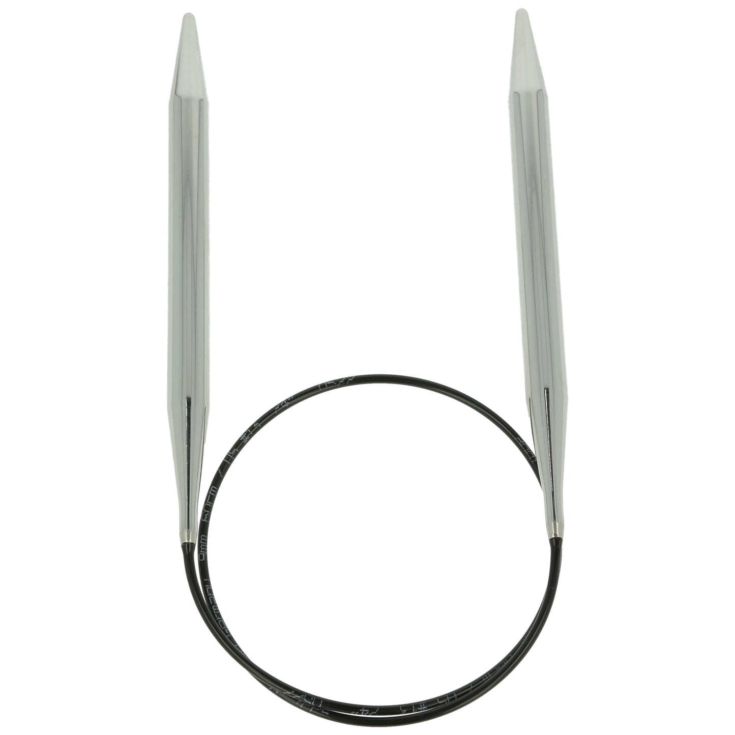 Aiguilles à tricoter circulaires en bronze blanc - Black Edition