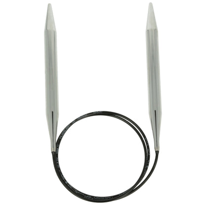 Aiguilles à tricoter circulaires en bronze blanc - Black Edition
