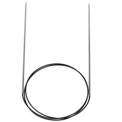 Aiguilles à tricoter circulaires en bronze blanc - Black Edition