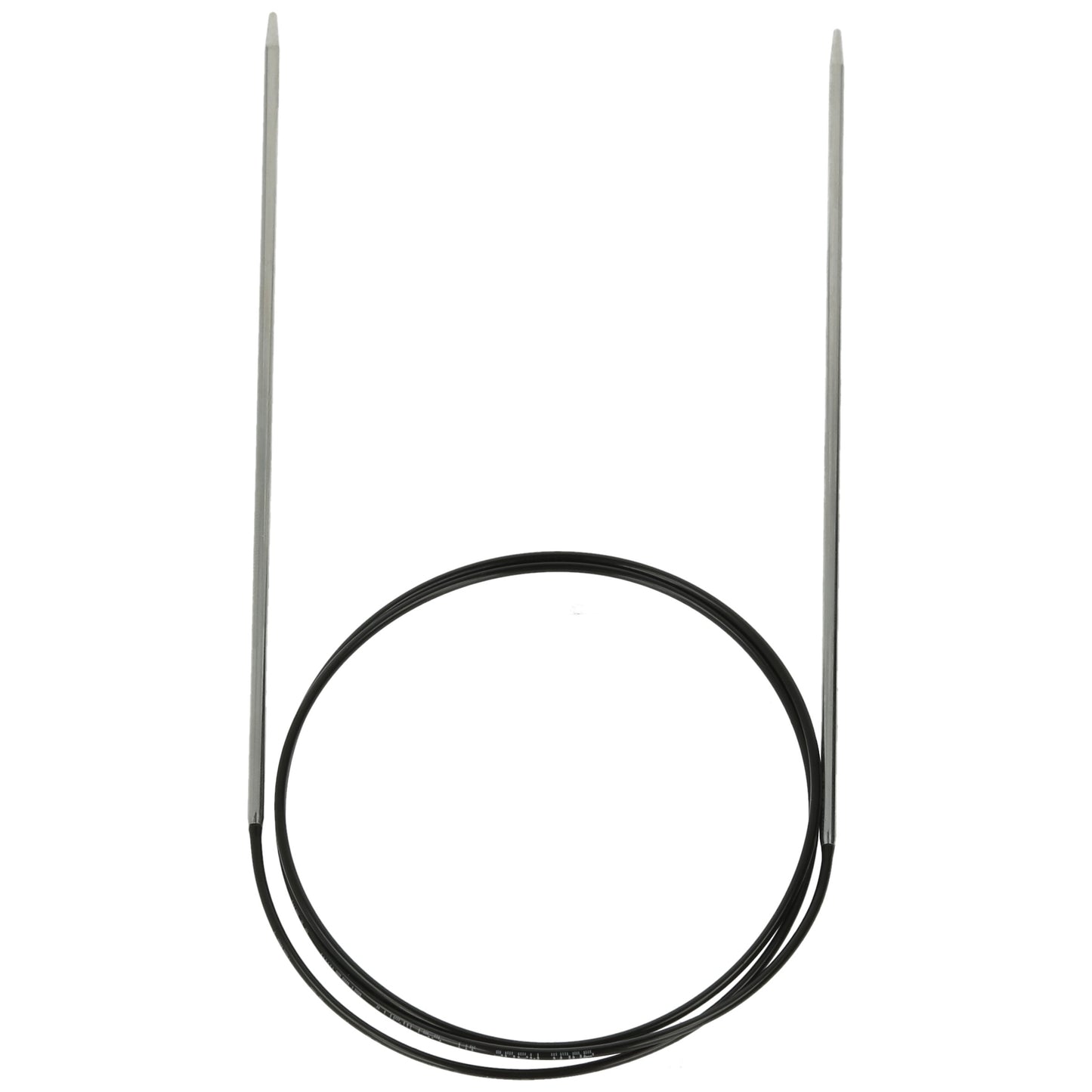 Aiguilles à tricoter circulaires en bronze blanc - Black Edition