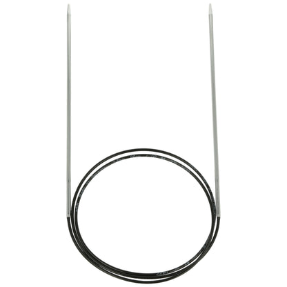 Aiguilles à tricoter circulaires en bronze blanc - Black Edition