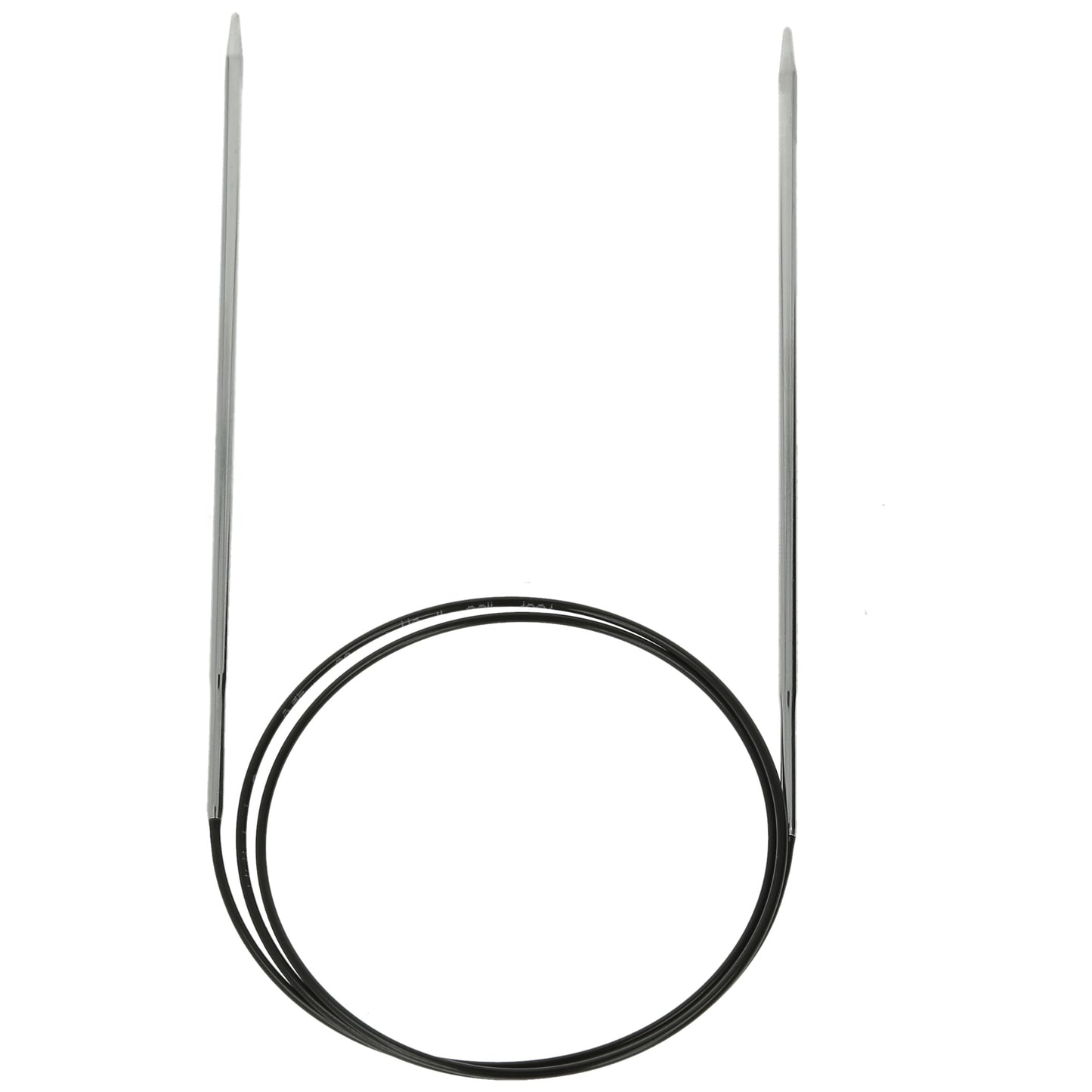 Aiguilles à tricoter circulaires en bronze blanc - Black Edition