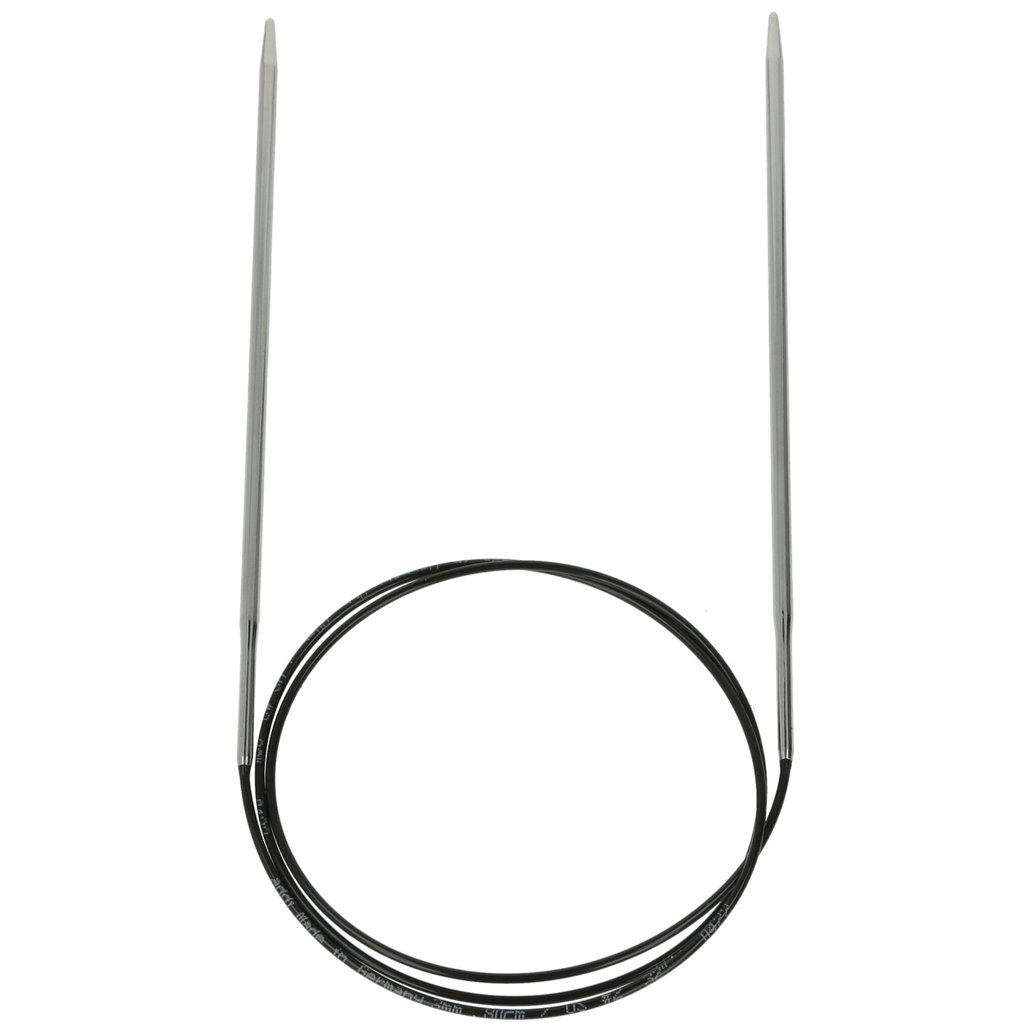 Aiguilles à tricoter circulaires en bronze blanc - Black Edition