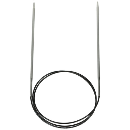 Aiguilles à tricoter circulaires en bronze blanc - Black Edition