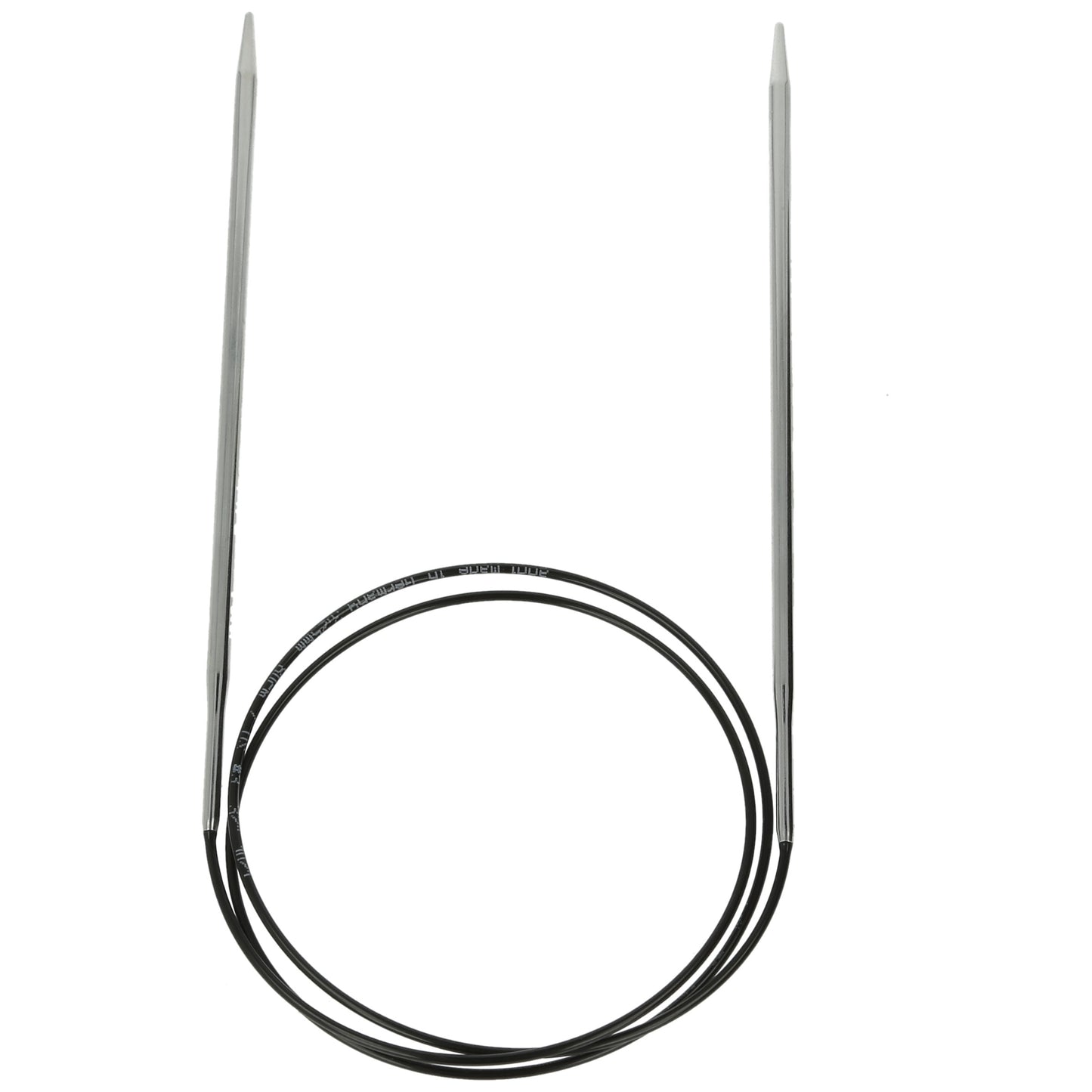 Aiguilles à tricoter circulaires en bronze blanc - Black Edition