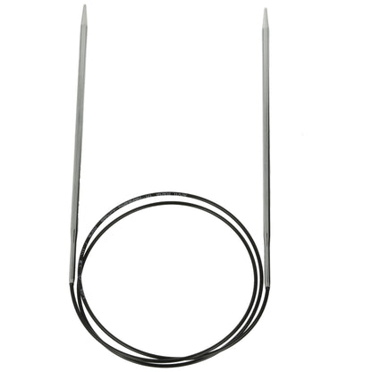 Aiguilles à tricoter circulaires en bronze blanc - Black Edition