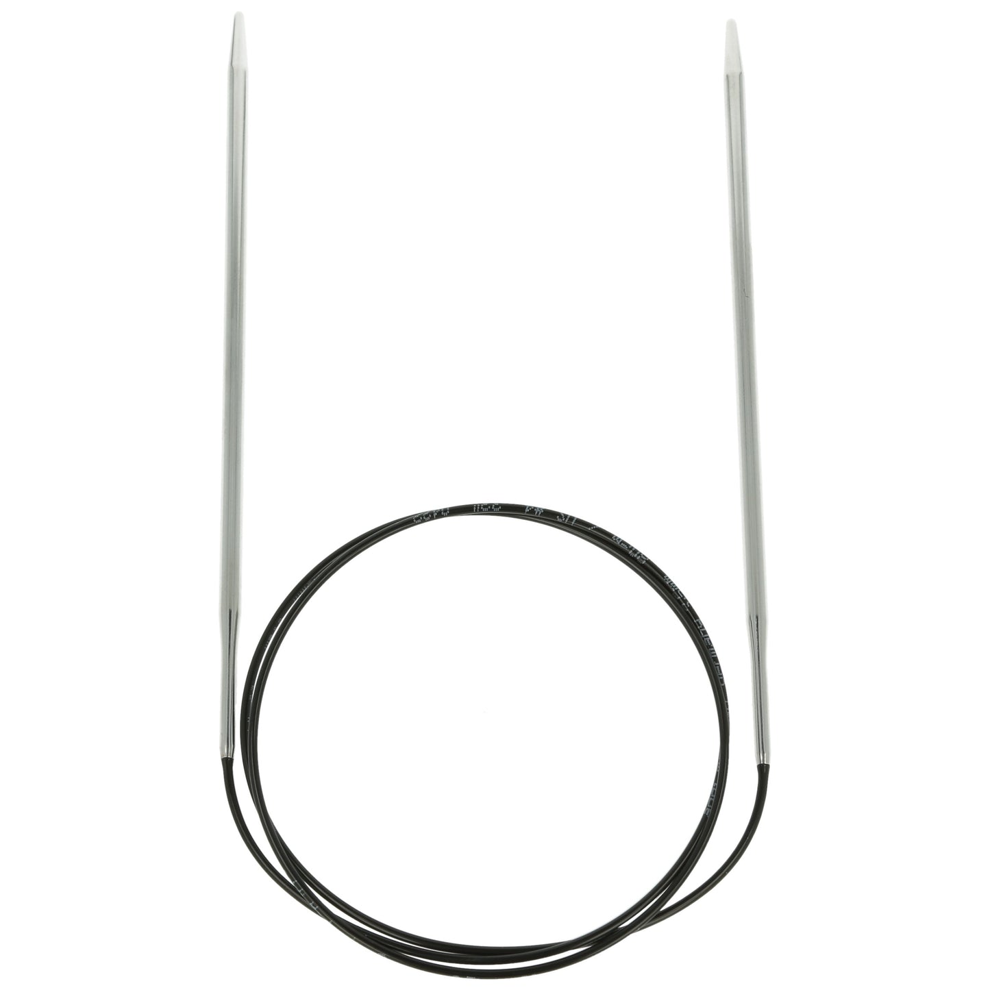 Aiguilles à tricoter circulaires en bronze blanc - Black Edition