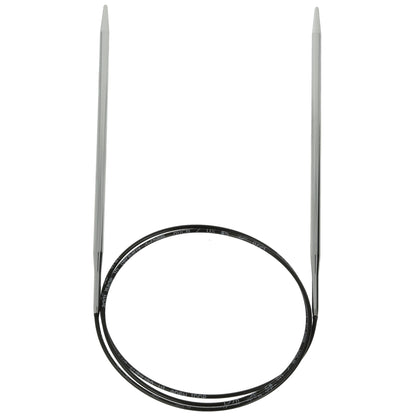 Aiguilles à tricoter circulaires en bronze blanc - Black Edition