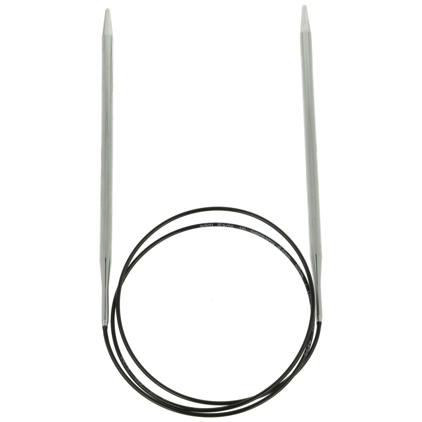 Aiguilles à tricoter circulaires en bronze blanc - Black Edition