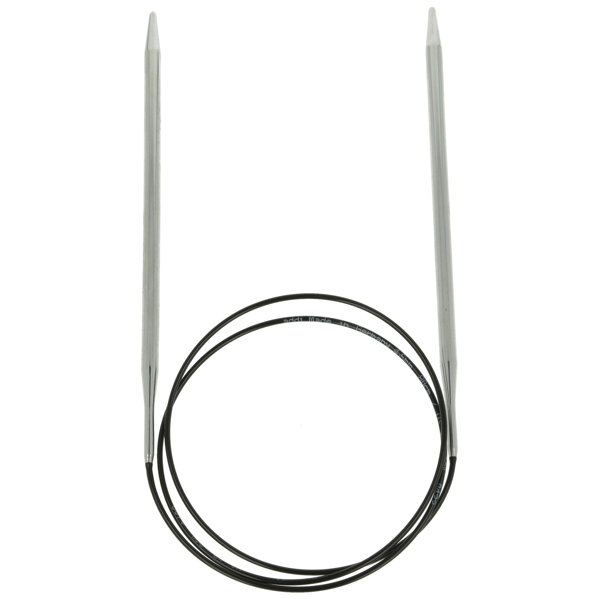 Aiguilles à tricoter circulaires en bronze blanc - Black Edition