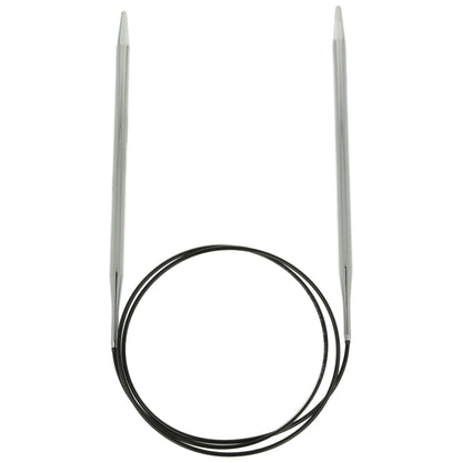 Aiguilles à tricoter circulaires en bronze blanc - Black Edition