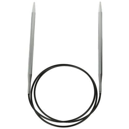 Aiguilles à tricoter circulaires en bronze blanc - Black Edition