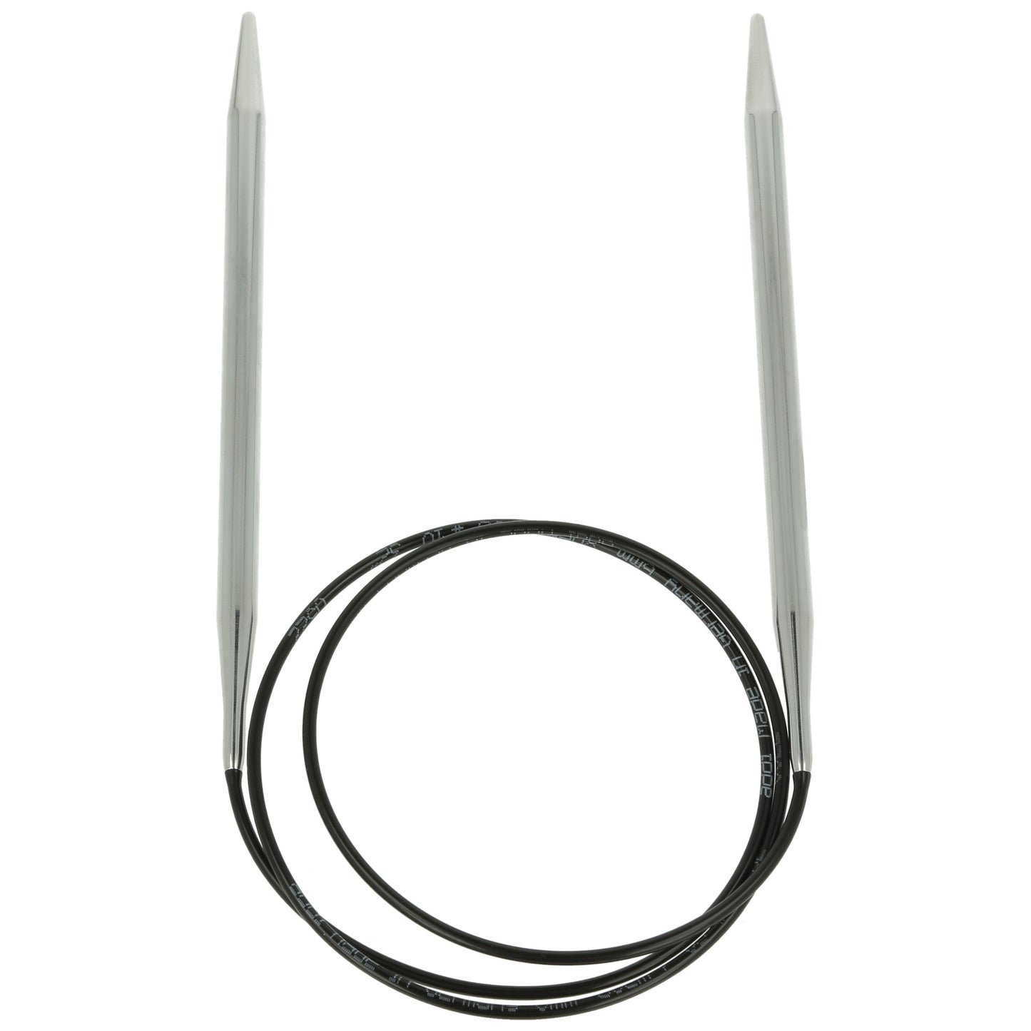 Aiguilles à tricoter circulaires en bronze blanc - Black Edition
