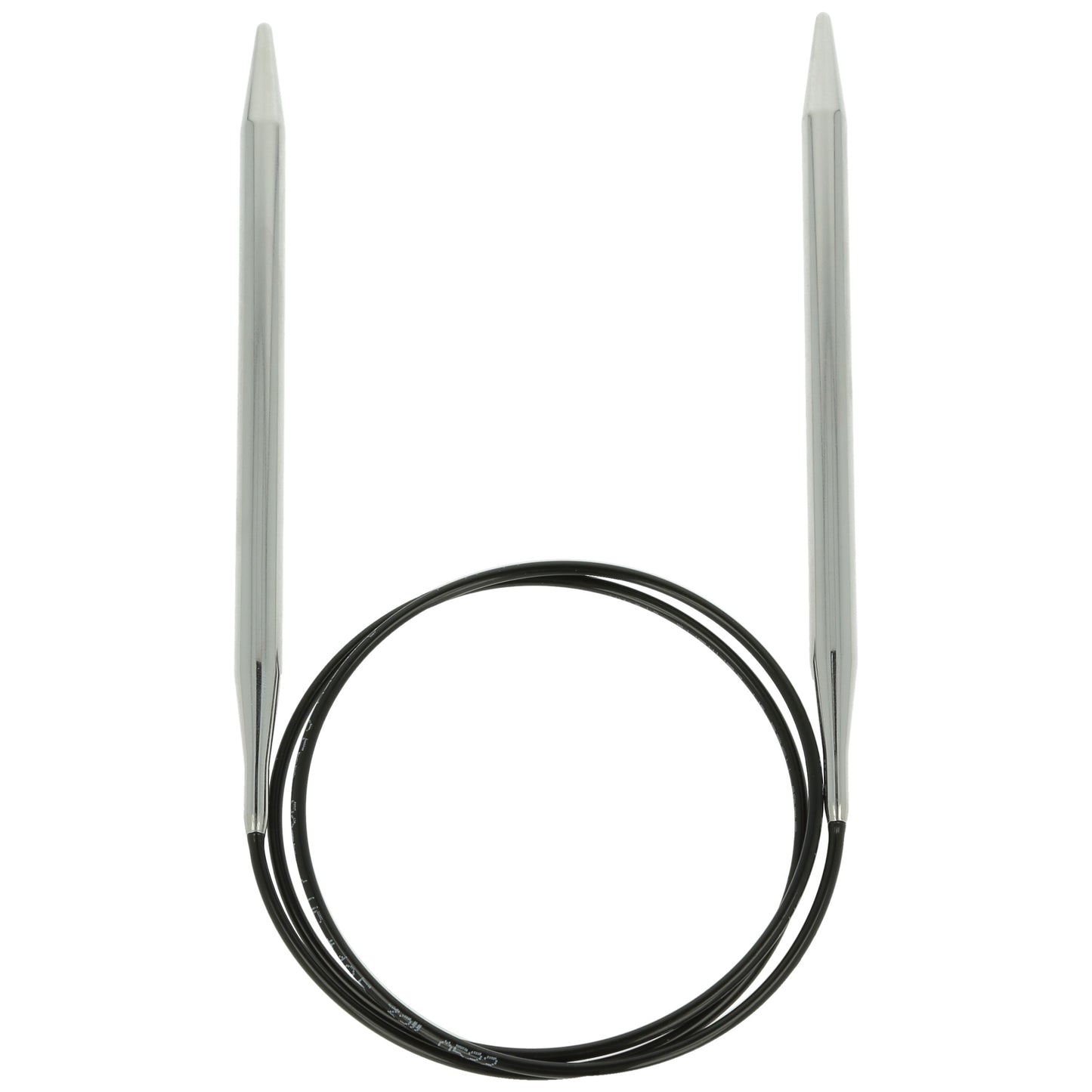 Aiguilles à tricoter circulaires en bronze blanc - Black Edition