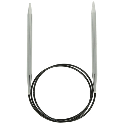 Aiguilles à tricoter circulaires en bronze blanc - Black Edition