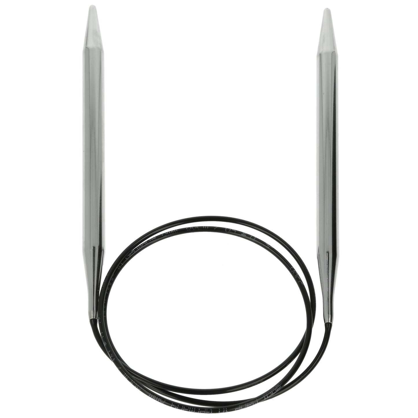 Aiguilles à tricoter circulaires en bronze blanc - Black Edition