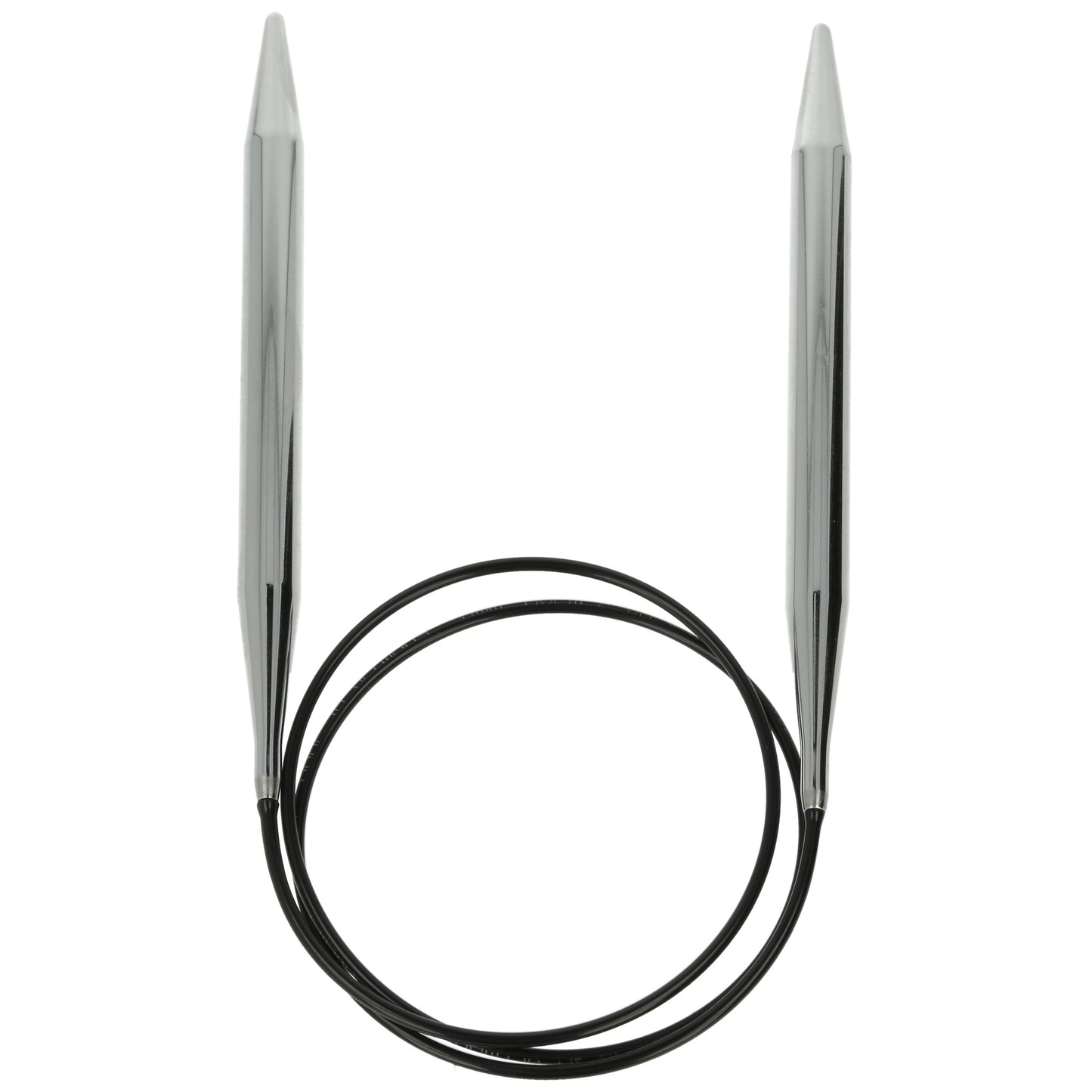 Aiguilles à tricoter circulaires en bronze blanc - Black Edition