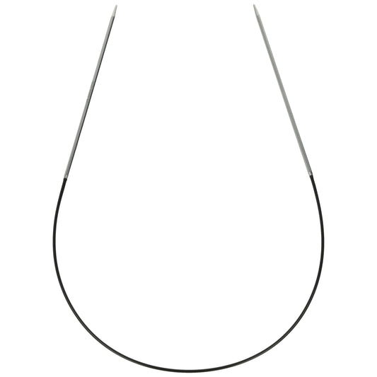 Aiguilles à tricoter circulaires en bronze blanc - Black Edition