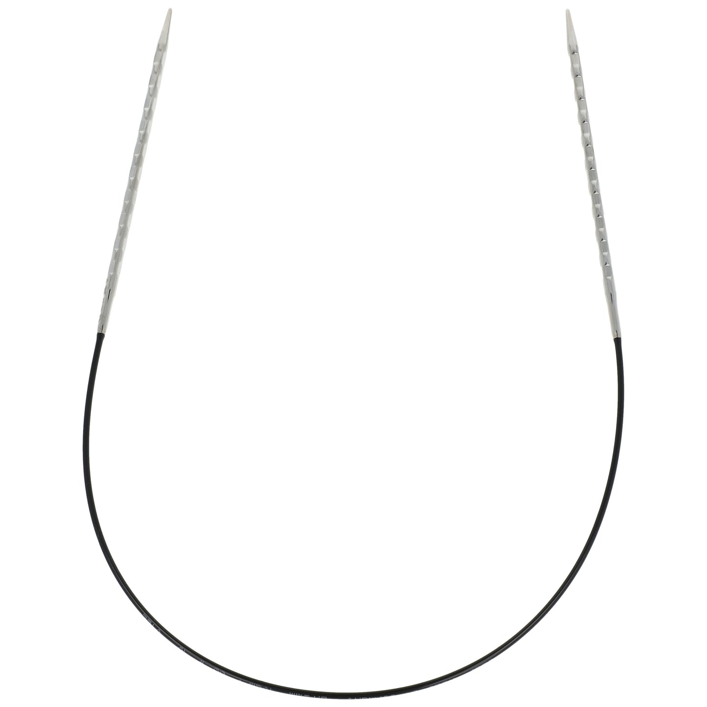 Aiguilles à tricoter circulaires en bronze blanc - Black Edition